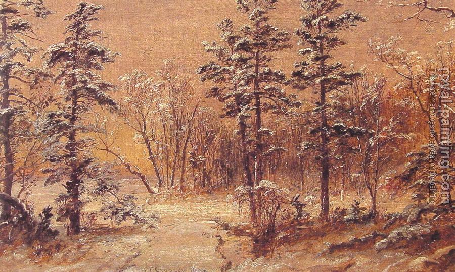 Jasper Francis Cropsey : Winter-Woodland